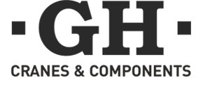 Logotipo GHSA Cranes and Components. GH CRANES & COMPONENTS present at ExpoIndustr